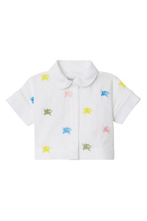 white cotton suit BURBERRY KIDS | 8078889A5127